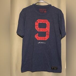 Ted Williams #9 Baseballism America’s Brand Short Sleeve graphic Redsox Shirt L